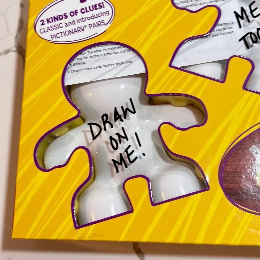 Mattel Pictionary Man Double Draw Age 7+ Pictionary Pairs Board Game Family